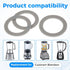 3Pcs Blender Gasket Rubber Seal O-Ring CUCB-456-3 - Replacement for Cuisinart Blenders BFP703, SPB-7, CB8, CB9