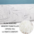 WhatsBedding Memory Foam Body Pillow for Adults with Zipperd Rayon Derived from Bamboo Cover, Breathable Long Pillow
