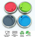 Reusable Food Grade Silicone Sip Lid Kit with Stainless Steel Rings for Mason Jars, Pack of 4 Sets (Wide Mouth)