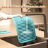 Joyhalo 4 Pack Trivets for Hot Dishes - Silicone Hot Pads for Kitchen 9'' x 12'', Heat Resistant to 480°F, Dark Green