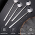 Long Ice Tea Spoons, 6.7 Inch Stirring Spoons, Silver Coffee Cocktail Spoon for Stirring Ice Cream, 4 Pack
