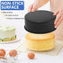 P&P CHEF 9.5 x 3 Inch Nonstick Round Cake Pan, Deep Side Round Baking Pan for Large Birthday Layer Cake, Black