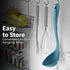 Zulay Kitchen Soup Ladle - Ergonomic, Heat-Resistant for Serving Soup, Chili, Gravy & More - Sky Blue