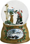 Roman Child and Dog Checking Mailbox Musical Glass Plays Tune"TOYLAND"