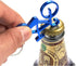 Juvale Keychain Bottle Opener - 12-Pack Bicycle Bike Portable Metal Openers for Wedding Party Favor in 6 Colors