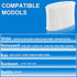 TOMOON WF2 Humidifier Filter Replacement for Vic.ks V3500 V3100 V3900 V3700 VEV320 Ka z 3020 & Re-Lion WA-8D Cool Mist Humidifiers,Pack of 4