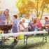 PayLessHere 6 (1) Portable FT Plastic Folding Bench for Outdoor Use, Complete with Carrying Handle for Picnics Camping