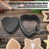 Cake mould,Non Stick Heart Springform Pan,Non-stick Cheesecake Heart Shaped Cake Pans DIY Heart Baking moulds,Carbon Steel Springform Pan Cake Mould Cheesecake Quiches Bakeware