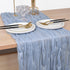 Summer 10Ft Joanlody Blue Cheesecloth Table Runner Spring Rustic Gauze Boho Cheese Cloth Table Runner for Wedding