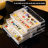 Pin Display Case with 3 Drawers, Dustproof Enamel Pin Collection Display Holder for Collectors