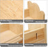 3 Counter Tier Bamboo Spice Rack, Spice Rack Organizer, Seasoning Jars Rack Shelf Spice Organizer for Kitchen or Wall