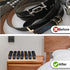 GTI 2pcs Belt Organizer with 7 Compartments, Bamboo Storage Case for Tie and Belt, Closet Organizer for Men and Women