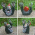 ZWFDC Resin Zombie Gnomes Garden Decor, 4.13 Inch Garden Sculptures & Statues for Outdoor Walking Dead Decorations