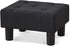BRIAN & DANY Small Foot Stool, Linen Foot Stools with Legs, Stable