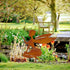 Zerodis Decorative Garden Stakes, Metal Art Fairy Silhouette Garden Stakes for Outdoor Decoration (C)
