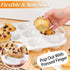 CAKETIME 12 Cups Silicone Muffin Pan, Metal Reinforced Frame Nonstick Cupcake Pan with Handle, BPA Free