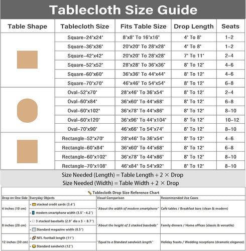 36 36 inch NEWISHER Farmhouse Embroidered Plaid Tablecloth Lattice Fabric Table Cloth Small Square Rustic Brown