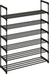 6-Tier 30 Calmootey Shoe Rack, Tall Large Capacity Pairs Shoes Storage Organizer, Stackable Wide Shoe Shelf