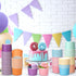 300 8 oz 6 Summer Frozen Aodaer Pieces Paper Ice Cream Cups Disposable Dessert Bowls Colors Ice Cream Containers Hot