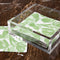 IEEK Acrylic Luncheon Napkin Holder, Decorative Tray for Dining Table and Kitchen, Clear Flat Tissue Dispenser