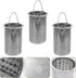 Luxshiny 3pcs Tea Strainers for Loose Tea, Stainless Steel Mesh Strainer, 9cm Tea Infuser Insert for Teapot Mug Cup