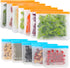 IDEATECH 12 Pack Reusable Storage Bags, BPA Free PEVA Freezer Bags, Gallon & Sandwich Bags for Men and Women