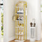 Hzuaneri 6 Tiers Vertical Shoe Rack, Narrow Shoe Tower, Tall Shoes Shelf