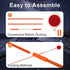 CAPHONT 12 48 Inch Pcs Reflective Driveway Markers, Double Sided Driveway Markers Reflectors for Snow Plowing Markers