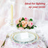 Geosar 48 Pcs Artificial Pearls Strings - Faux Vase Fillers Decorative Bead Garlands for Wedding Table Centerpieces