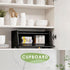 Countertop, JANSNIMEN Bread Box for Kitchen Large Bread Container Storage, Wooden Farmhouse Bread Box with Window Bread