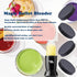 4PCS Flat Lids for Magic Bullet Blender, Replacement Parts Compatible with 250W Cups, Black Plastic Lid with 8oz Cup