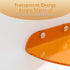 9.5x9.5 Inch Set 2, Sezanrpt Acrylic Corner Floating Shelf of Orange Corner Wall Shelf for Home Dcor, Speakers
