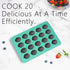 2Pack 20Cavity Zorazio Walnut Cookie Maker Silicone, Nonstick Oreshki Mold Maker for Baking, Walnut Silicone Mold