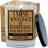Cedar Crate Market I Miss You Gifts for Women, Men - Long Distance Friendship Gifts, Best Friend Candle, Unique