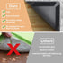 ZONGOOL 8 PCS Rug Tape, Reusable Washable Double Sided Non-Slip Carpet Tape for Hardwood Floors