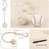 Melaluxe Curtain Tiebacks 2 Pack - Handmade Heavy Duty Rope Holdbacks, Decorative (Beige)
