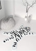 Tiger Print Rug, Cartoon Cute Faux Area Rugs, Fluffy Animal Print Mat for Kids Playroom Home Decor (2.6x1.8Ft)