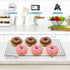 Tebery 2 Pack Heavy-Duty Wire Cooking Rack - Fits Half Sheet Pan, Nonstick Baking & Cooling Grid