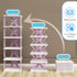 6 Closet, XDMTWLKJ Collapsible Shoe RackOrganizer Tiers-Foldable Shoe Racks for Space-Saving Kid's Shoe Storage, No