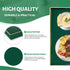 15.8" 10.2" 1.4" MAONAME Dark Green Decorative Tray, Serving Tray with Handles, Plastic Trays for Coffee Table