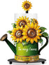 Paper Towel Holder Kitchen Accessories Stand with Round Base Turtle Sunflower Gnome