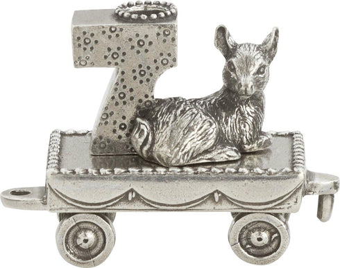 DANFORTH Birthday Train (7 - Fawn), Handcasted Pewter, Made in USA