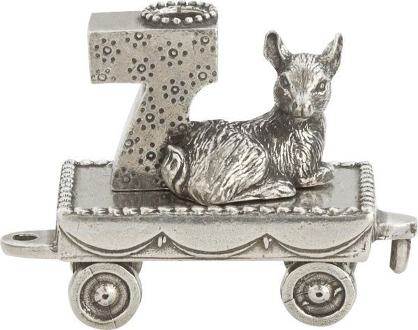 DANFORTH Birthday Train (7 - Fawn), Handcasted Pewter, Made in USA
