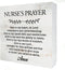 HDKY Nurse's Prayer Wood Box Sign Home Decor Rustic Nurse Wooden Box Sign