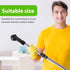 Honoson 2 Pack Round Dust Brush Vacuum Attachment: 1-1/4 Inch Black Bristle Cleaner with 1.25 to 1.37 Inch Hose Adapter