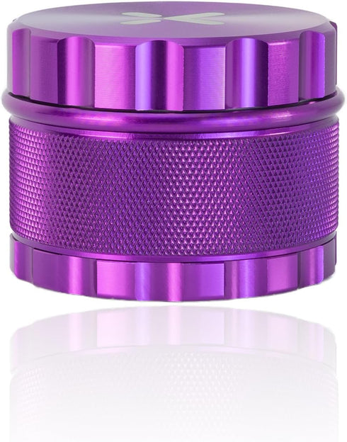 3-Piece, 2.5") Xtreme Spice Grinder Features Side Knurls for Superior Grip, Jam-Free Sharp Teeth, Quick Twist Closure |