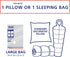 Hefty Shrink-Pak Vacuum Storage Bags - 4 Large Heavy Duty Bags for Clothing, Comforter & Under Bed Storage