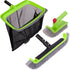 Sepetrel Deluxe Swimming Pool Cleaning Kit Including Rubber Edge Skimmer Net,17.5" Pool