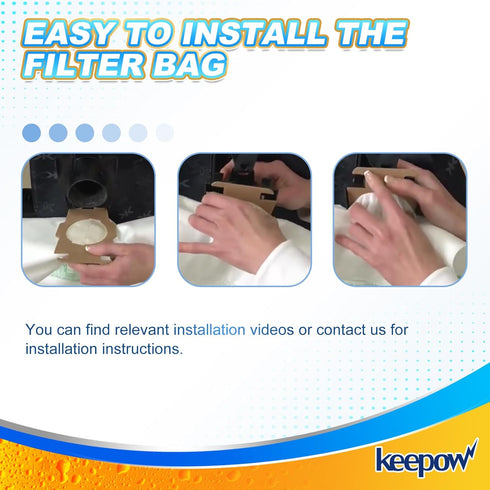 KEEPOW Vacuum Bags for Kirby Sentria, F Style Vacuum Cleaner Bags for Kirby Avalir 2, Ultimate G, Diamond Edition, G