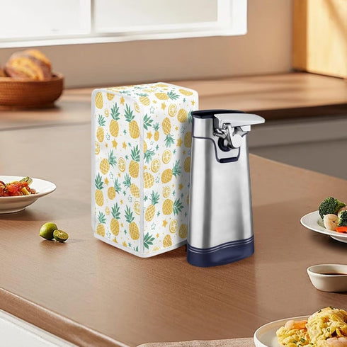 Pineapple Can Opener Cover, Reusable Electric Can Opener Protector Dust Cover Fits Most Electric Can Openers